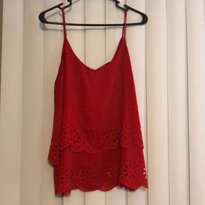Red Cha Cha Cha Tank Top